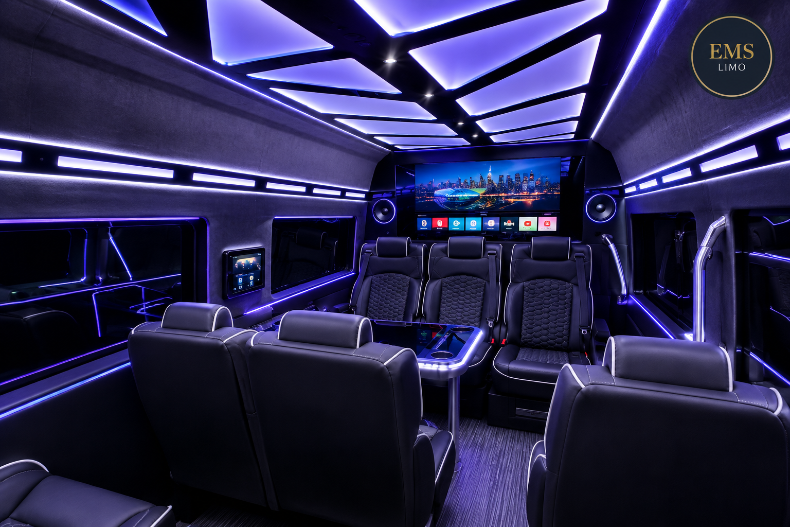Luxury Sprinter Van exterior Kansas City